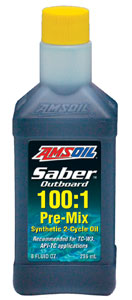 AMSOIL Saber Outboard 2-Cycle Oil