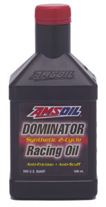 Click for larger image - DOMINATOR Synthetic 2-Cycle Racing Oil